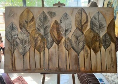 Gold Leaves (3 x 5 Feet)